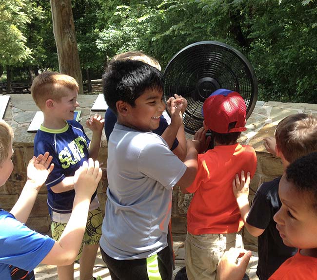 Kids playing at Summer Camp