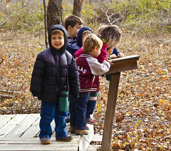 Kids enjoying a birthday party at the Heard